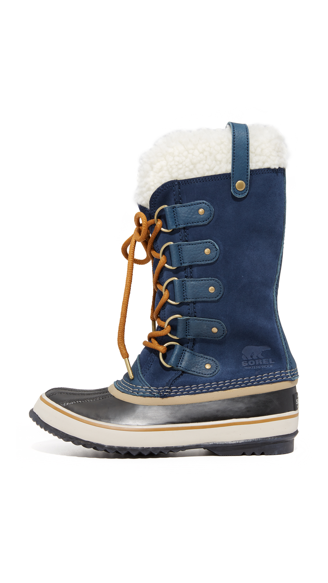 sorel boots blue laces